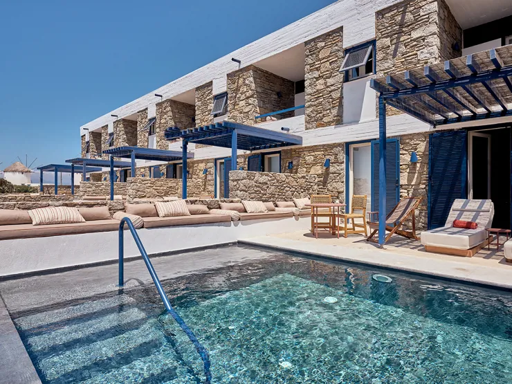 Mykonos Theoxenia Premium Suite Garden View With Private Pool V4 R 03