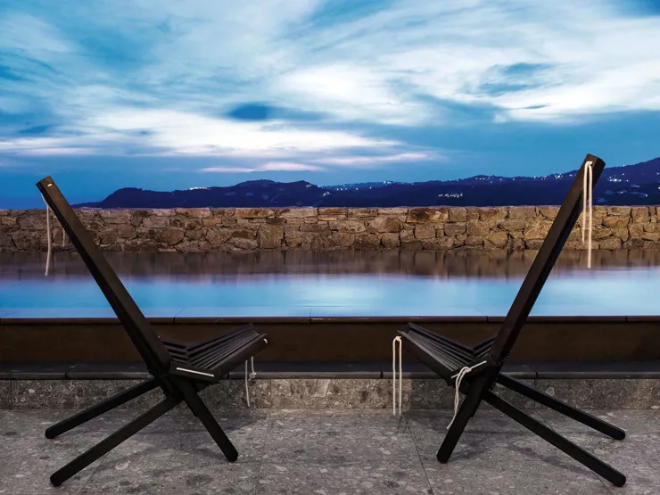 Myconian Avaton Pool Chairs in Mykonos