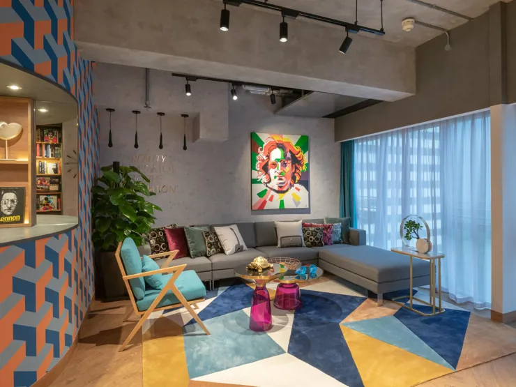 Ovolo Southside Room Interior Design in Hong Kong