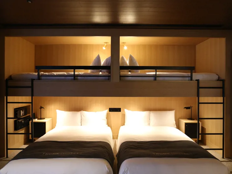 Trunk Hotel Bed in Tokyo